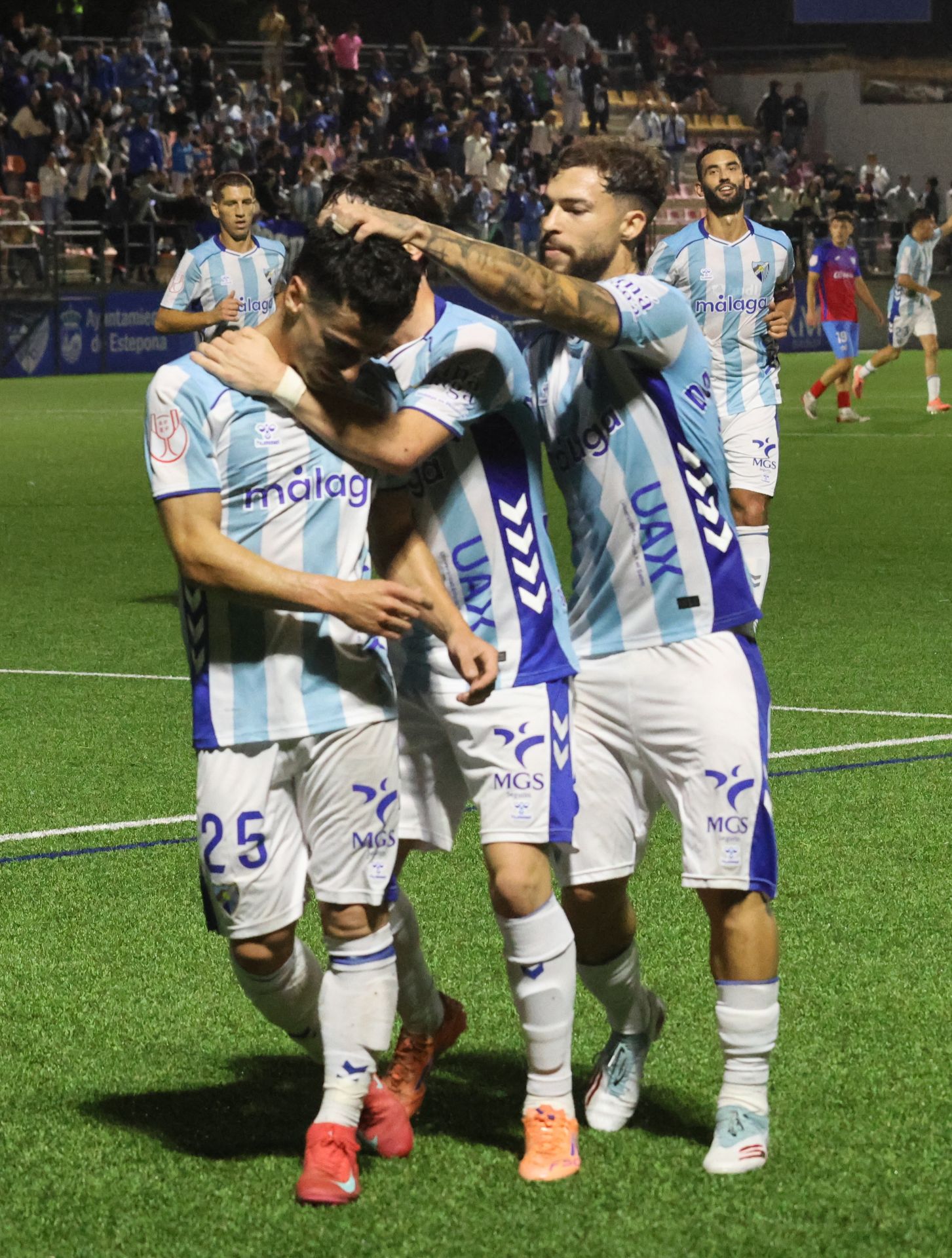 El Estepona-Málaga de Copa del Rey, en imágenes