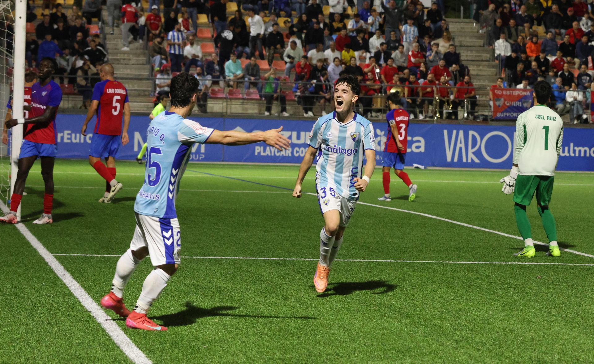 El Estepona-Málaga de Copa del Rey, en imágenes