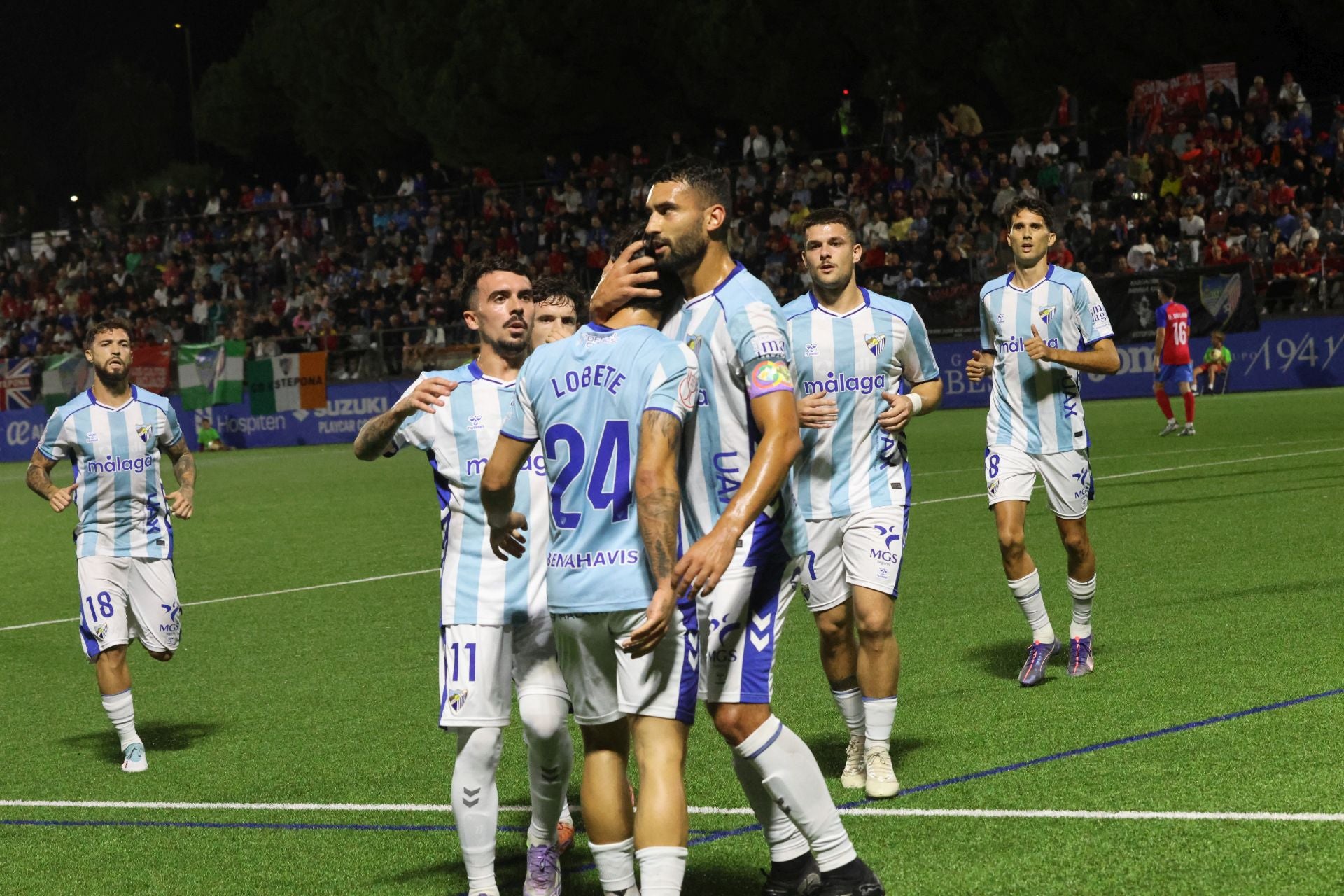 El Estepona-Málaga de Copa del Rey, en imágenes