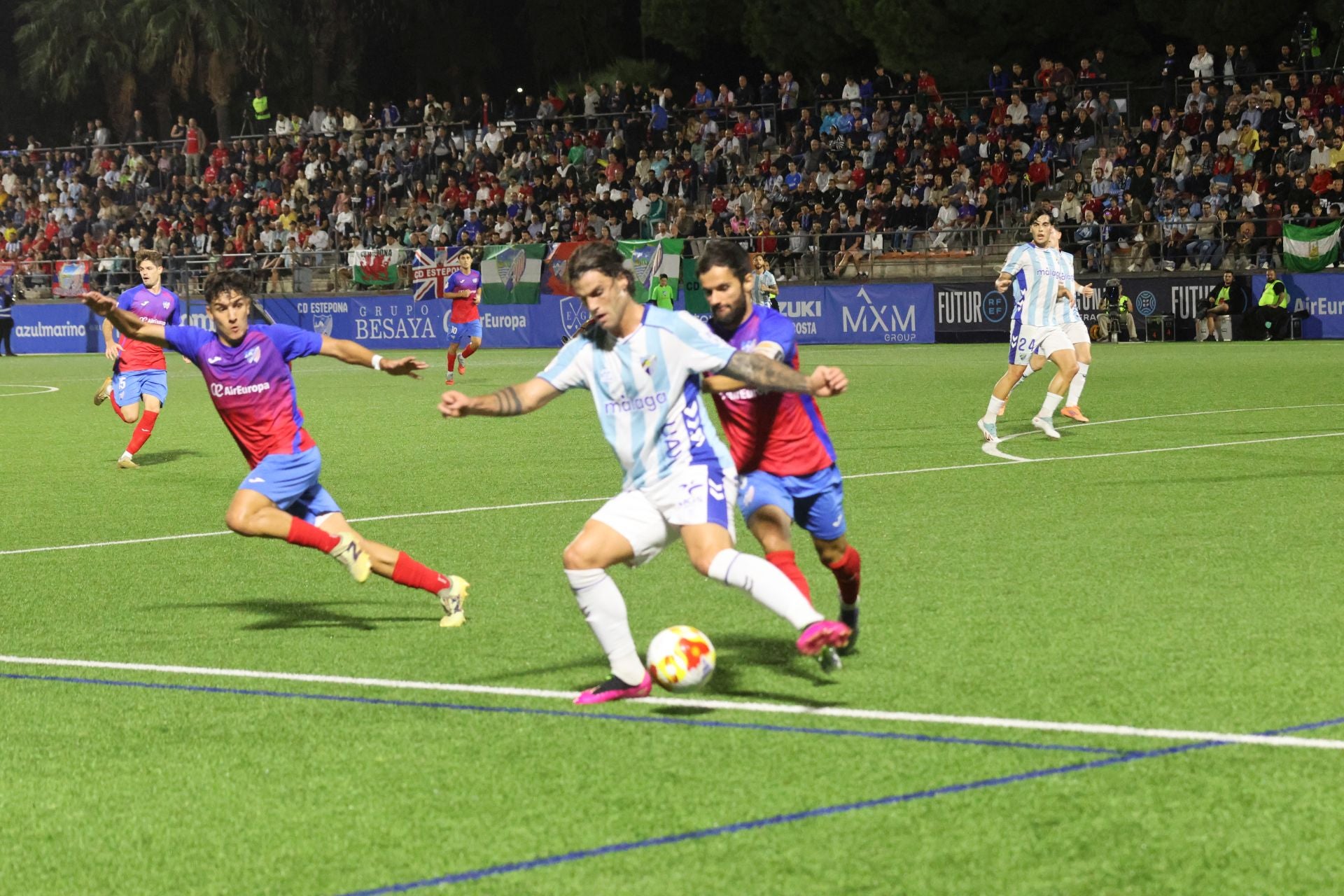 El Estepona-Málaga de Copa del Rey, en imágenes