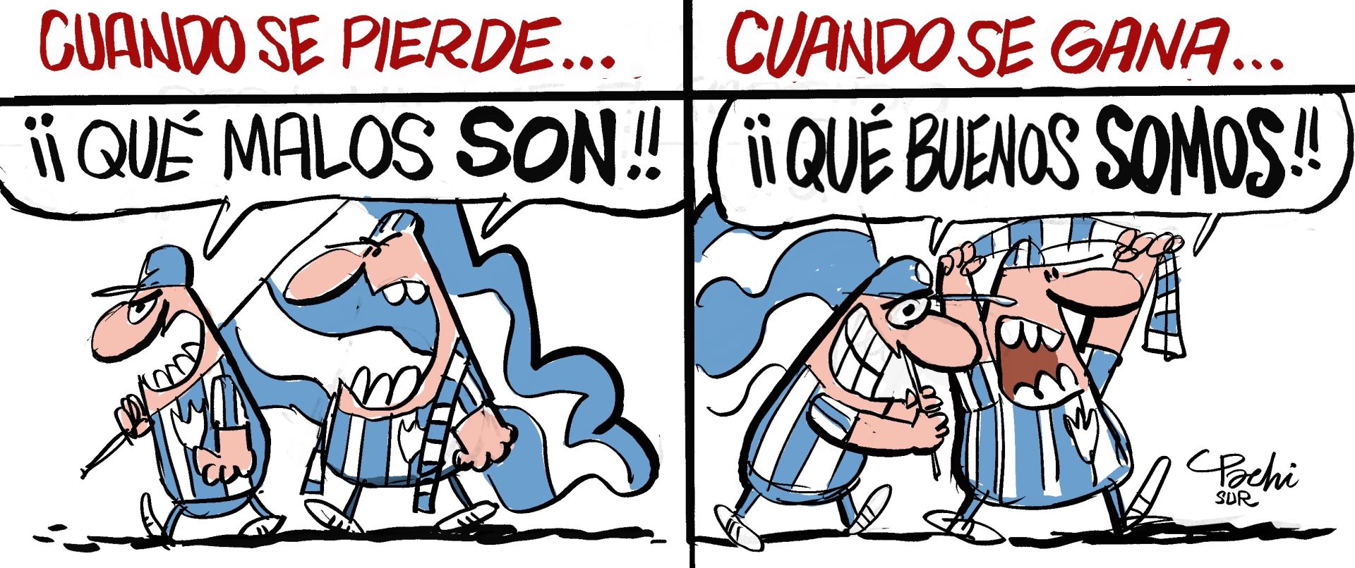 La actualidad deportiva del mes de octubre, en las viñetas de Pachi