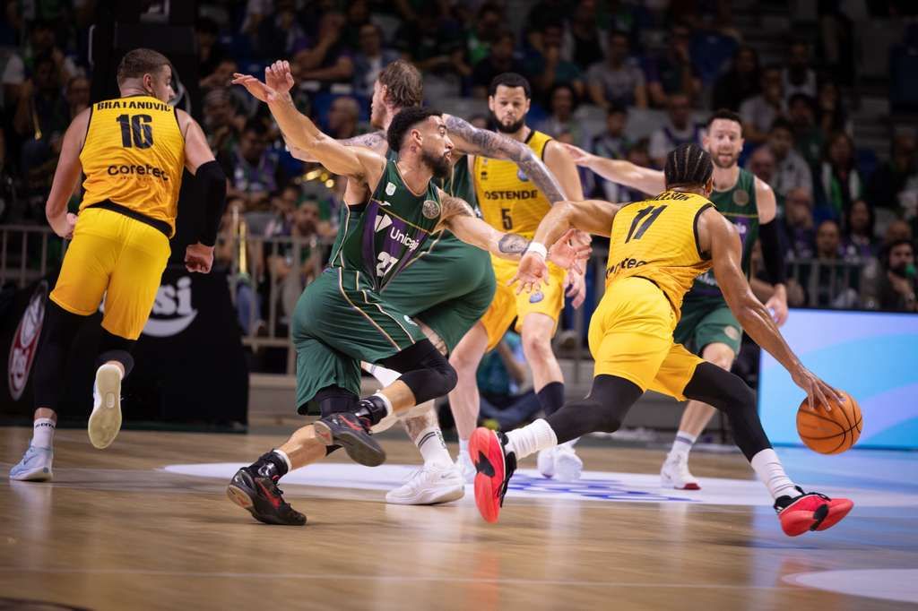 El Unicaja - BC Oostende, en imágenes