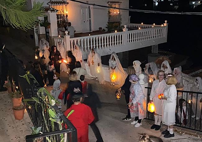 Procesión de la Santa Compaña en El Borge