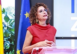 La vicepresidenta del Gobierno y ministra de Hacienda, María Jesús Montero.