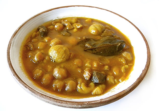 La olla de castañas ha sido recuperada en Arte de Cozina.