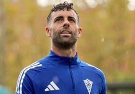 Rodri Ríos, del Marbella, en un entrenamiento reciente.