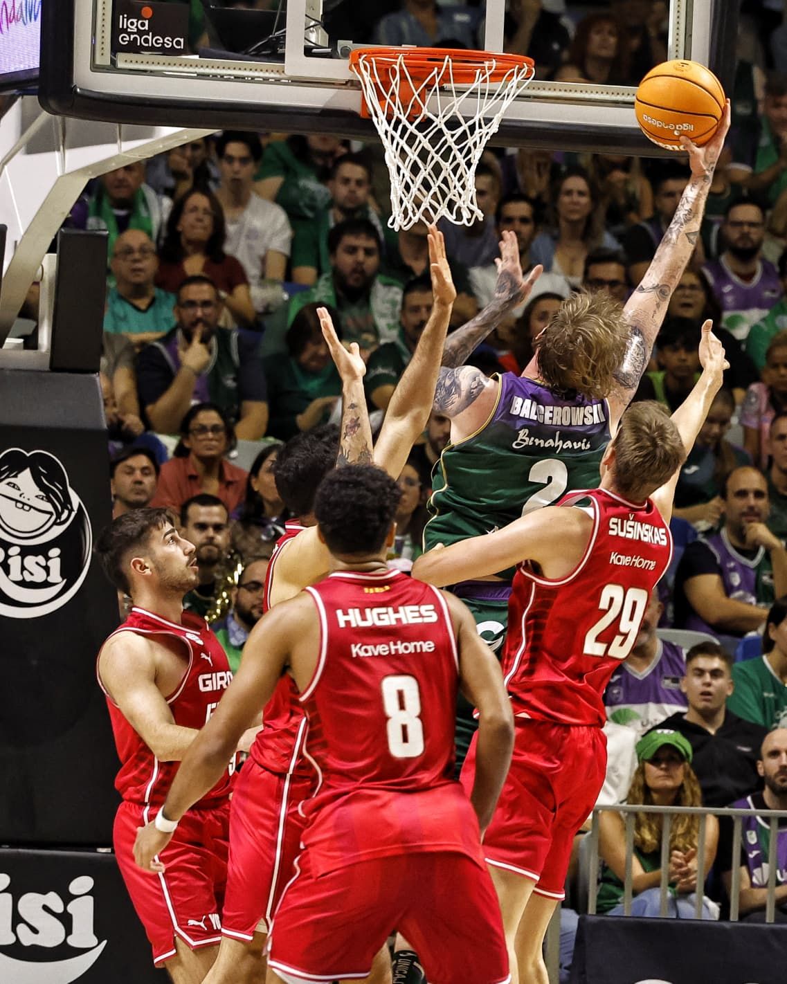El Unicaja-Girona, en imágenes