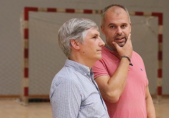 José Antonio Martín Cruzado, que será mano derecha de José Carlos Espina, a su lado.