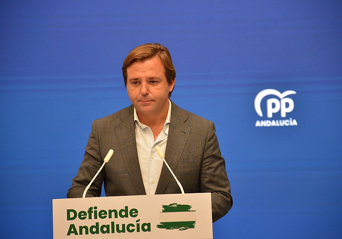 El secretario general del PP andaluz, Antonio Repullo.