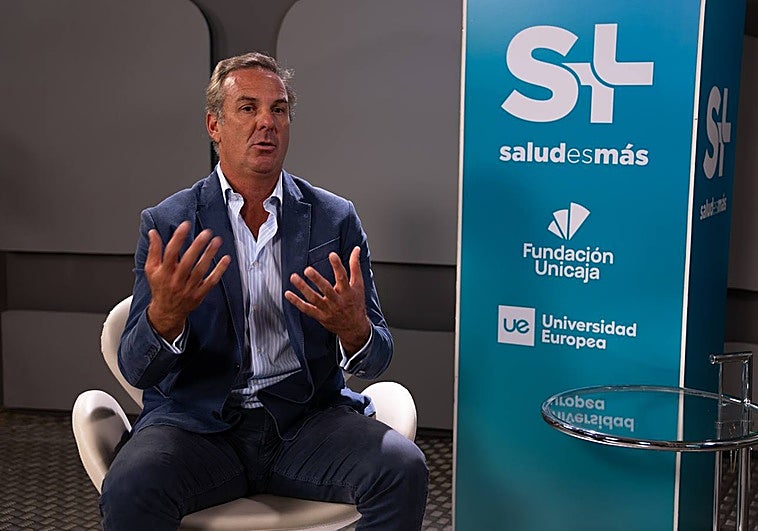 Eduardo Crooke, en un momento de la entrevista