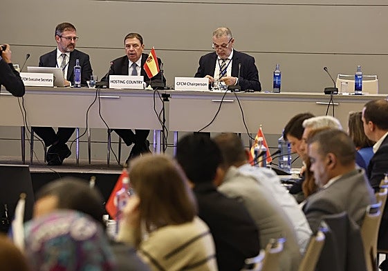 Planas durante la inauguración de este foro internacional en el hotel NH de la capital.