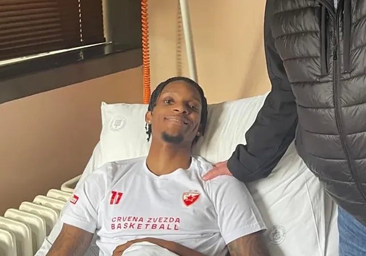 Tyson Carter, en el hospital.