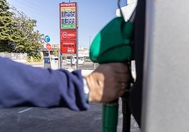 Imagen de archivo de una gasolinera.