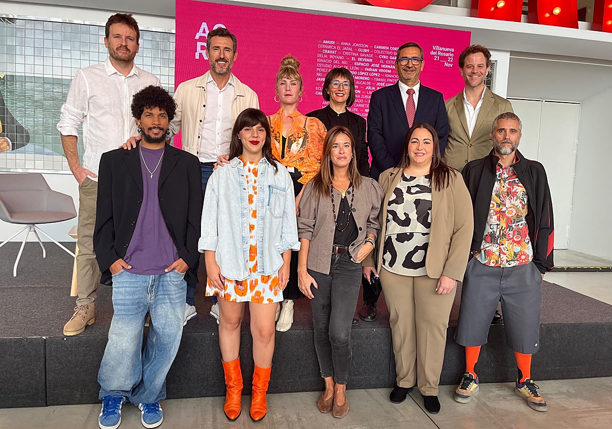 Organizadores, participantes y colaboradores en la presentación de ACRO, que se llevará a cabo en el municipio de Villanueva del Rosario.