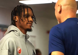 Tyson Carter y Obradovic este miércoles.