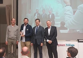 Jerónimo Béjar (Eoniq), Sergio González (Mothium) y Álvaro Simón (Keiretsu).