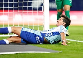 Dotor se lamenta junto a la portería de una ocasión malograda.