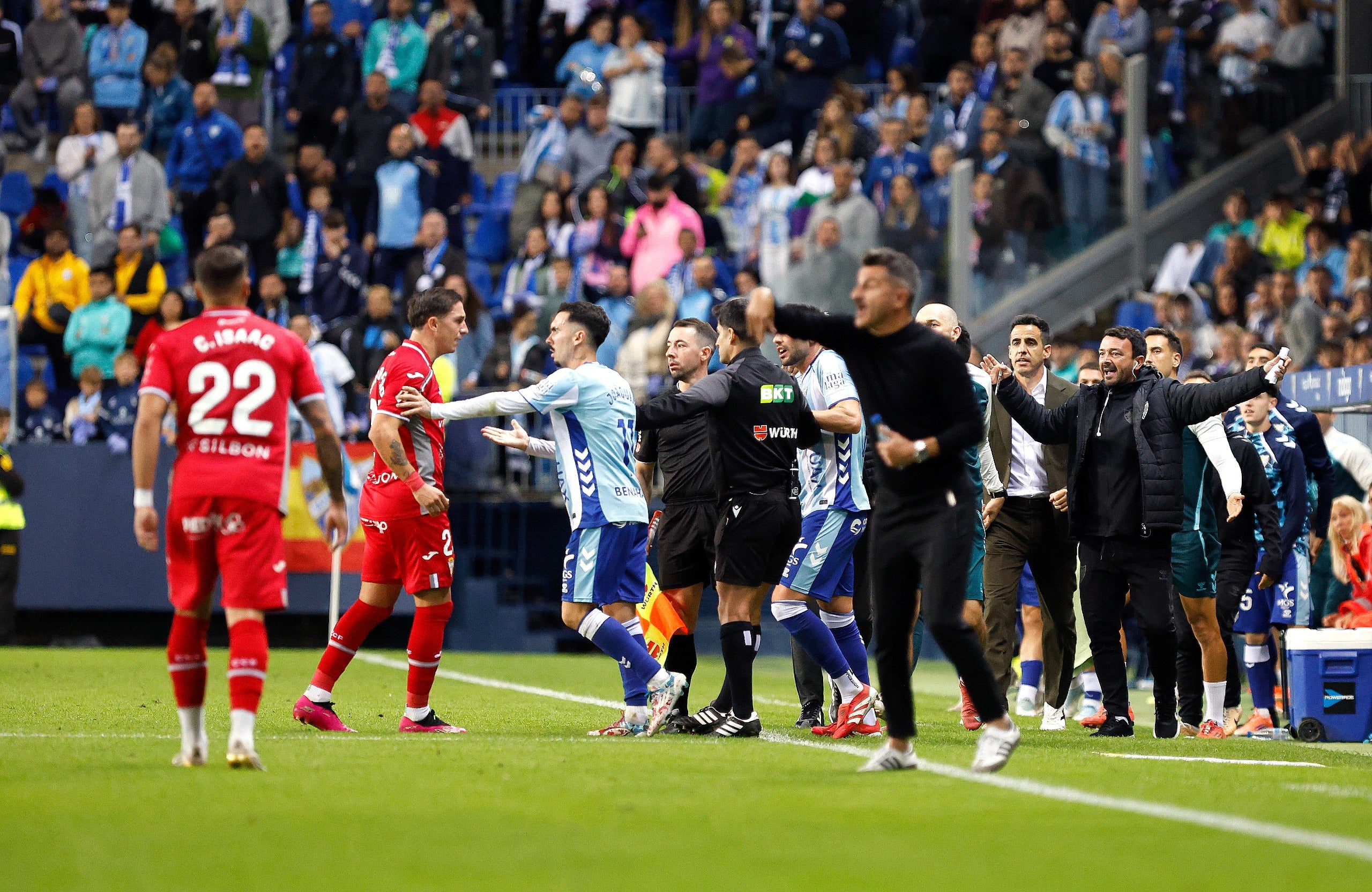 Las mejores imágenes del Málaga-Córdoba