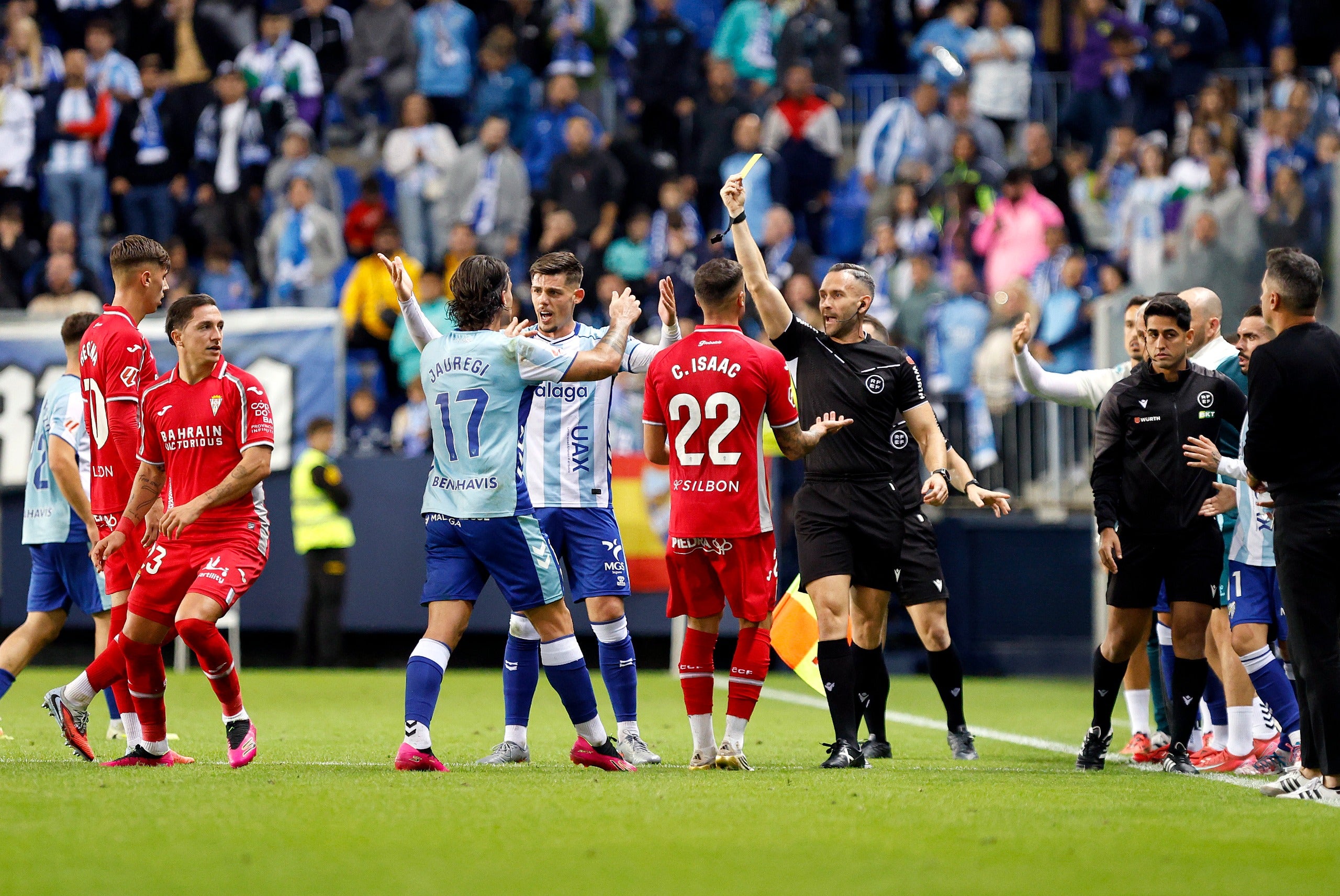 Las mejores imágenes del Málaga-Córdoba