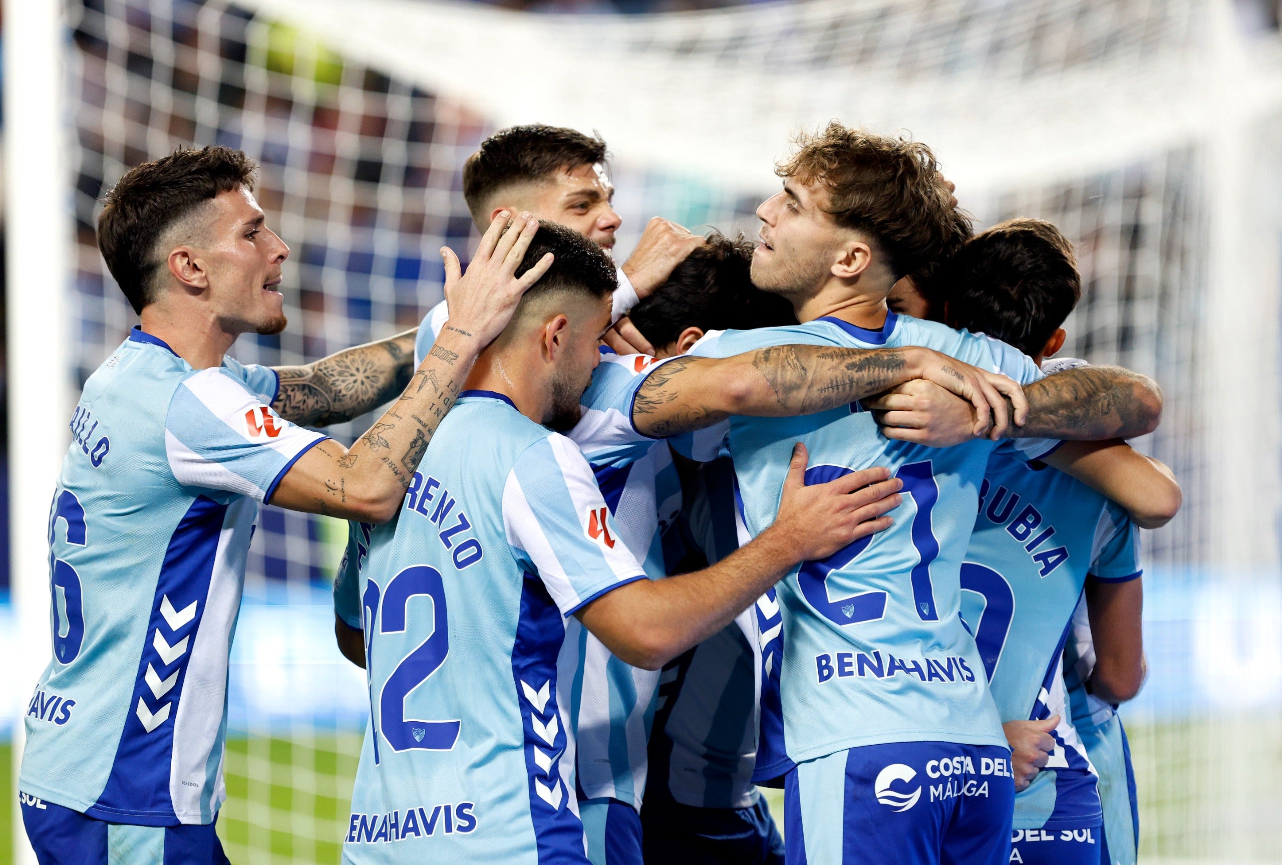 Las mejores imágenes del Málaga-Córdoba