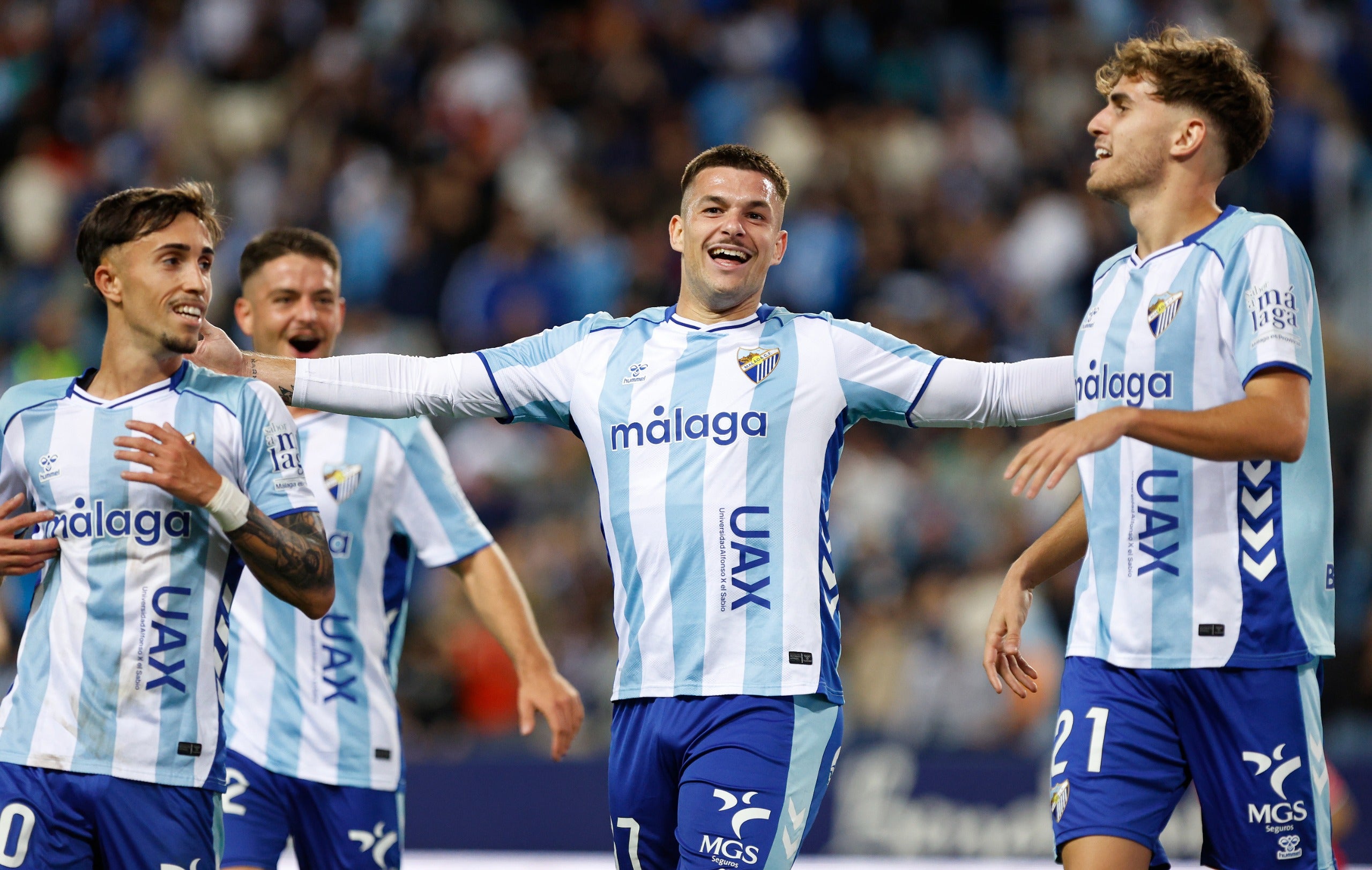 Las mejores imágenes del Málaga-Córdoba