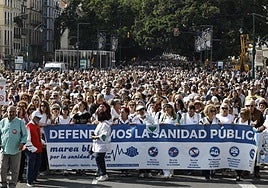 Fotos | Miles de personas recorren el Centro de Málaga en defensa de la sanidad pública