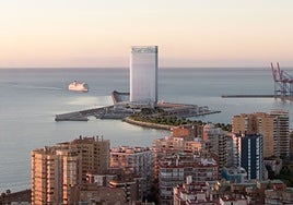 Recreación de la Torre del Puerto según el diseño de Chipperfield.