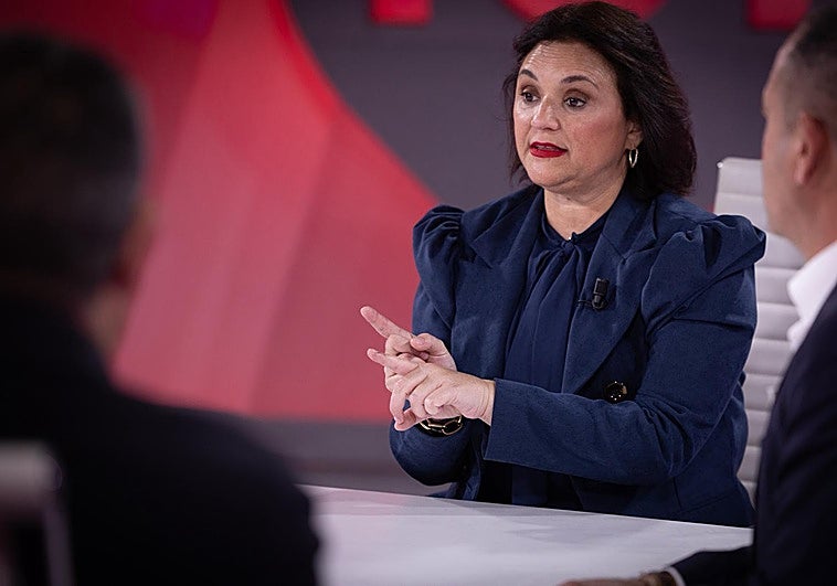 Margarita del Cid, durante su paso por La Alameda.