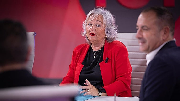 Teresa Porras, en La Alameda.