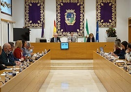 Pleno del Ayuntamiento de Coín en el que se aprobaron los Presupuestos Municipales de 2026.