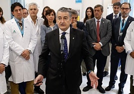 El consejero, durante su intervención este sábado.