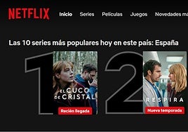 'El cuco de cristal' ha tenido una entrada fulgurante entre lo más visto de Netflix en España.