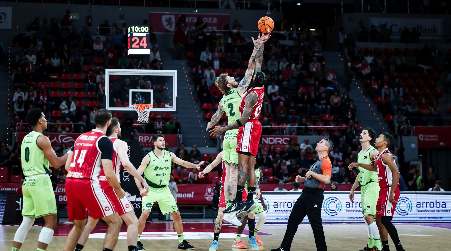 El Casademont Zaragoza- Unicaja, en imágenes