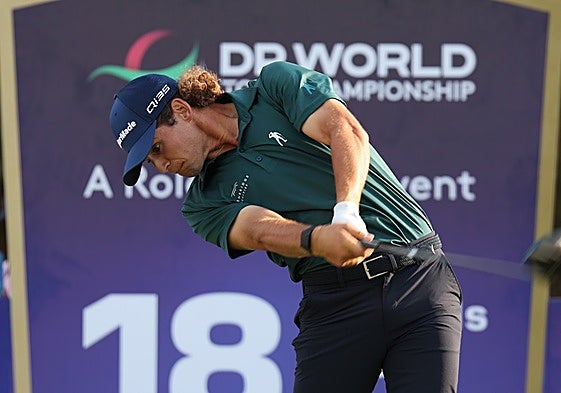 Ángel Ayora, compitiendo esta semana en Dubái.