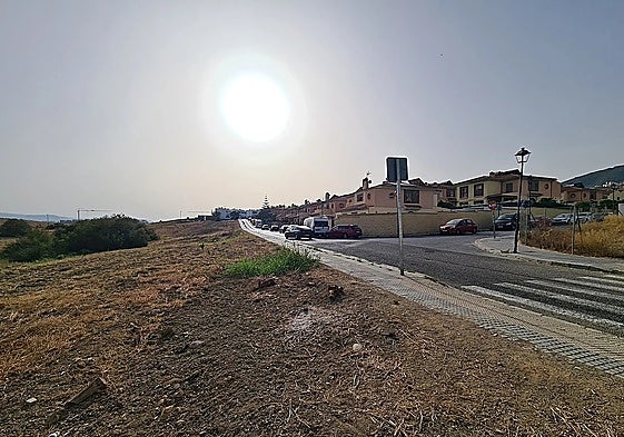 Calle Timón, perpendicular a Campanario de Retamar.