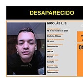 Buscan a Nicolás, un joven de 28 años desaparecido hace diez días en Marbella