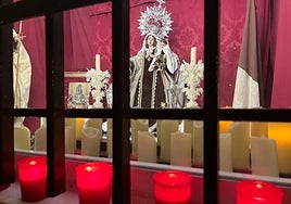 La Virgen del Carmen de Belén se encuentra retirada del culto.