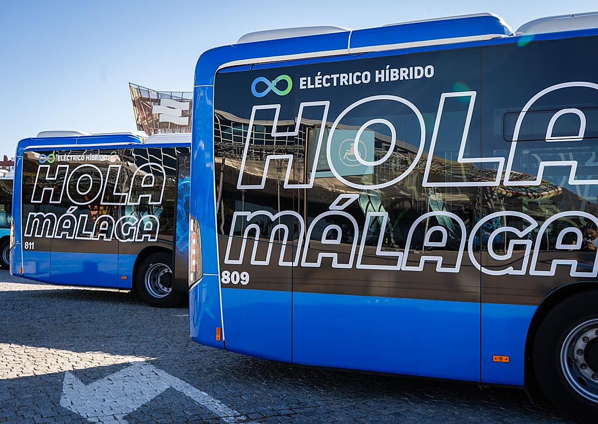 Imagen secundaria 1 - Así son los diez nuevos autobuses eléctrico-híbridos que circularán en las líneas de la EMT