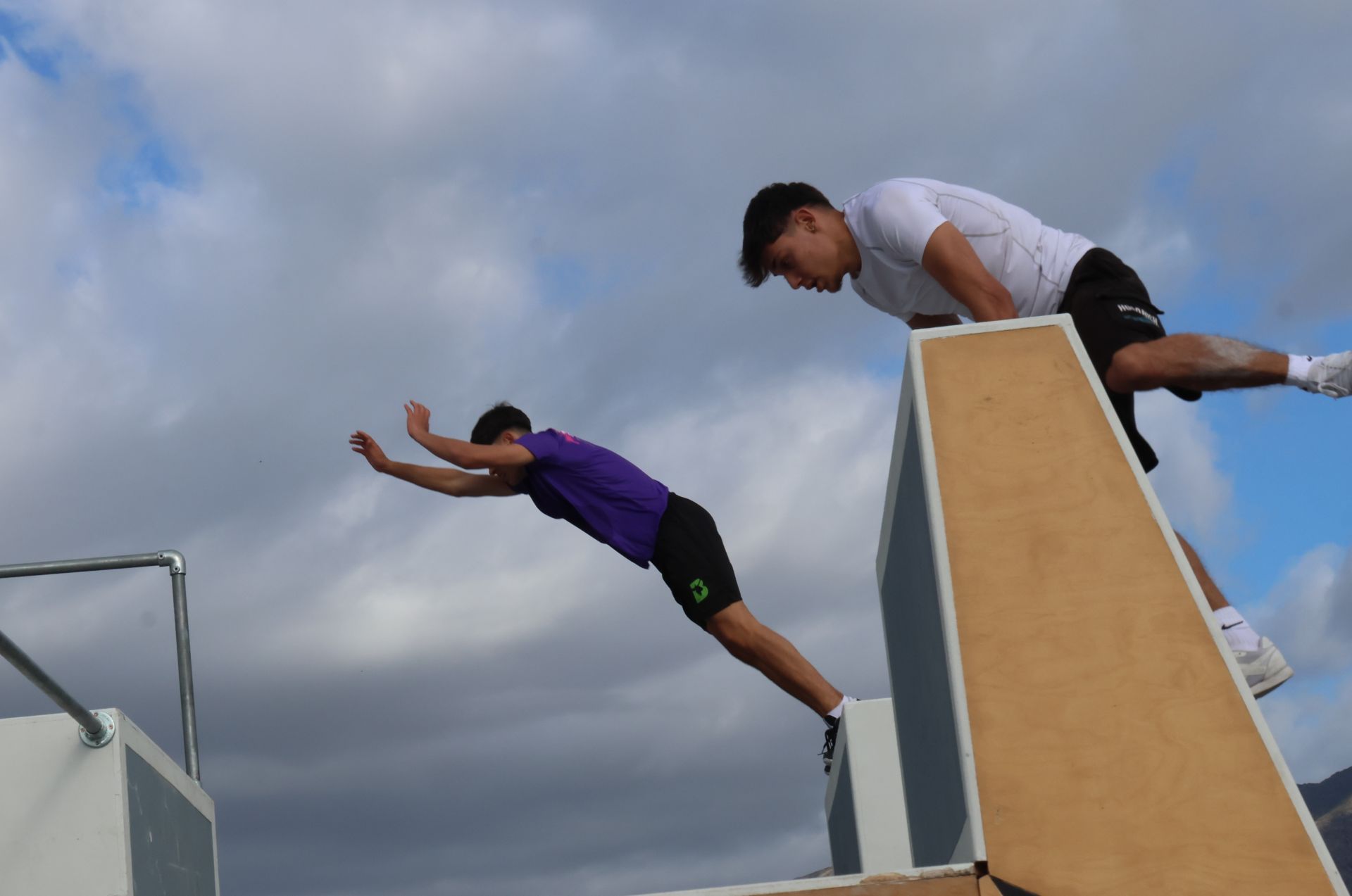 El campeonato de España de Parkour de Mijas, en imágenes