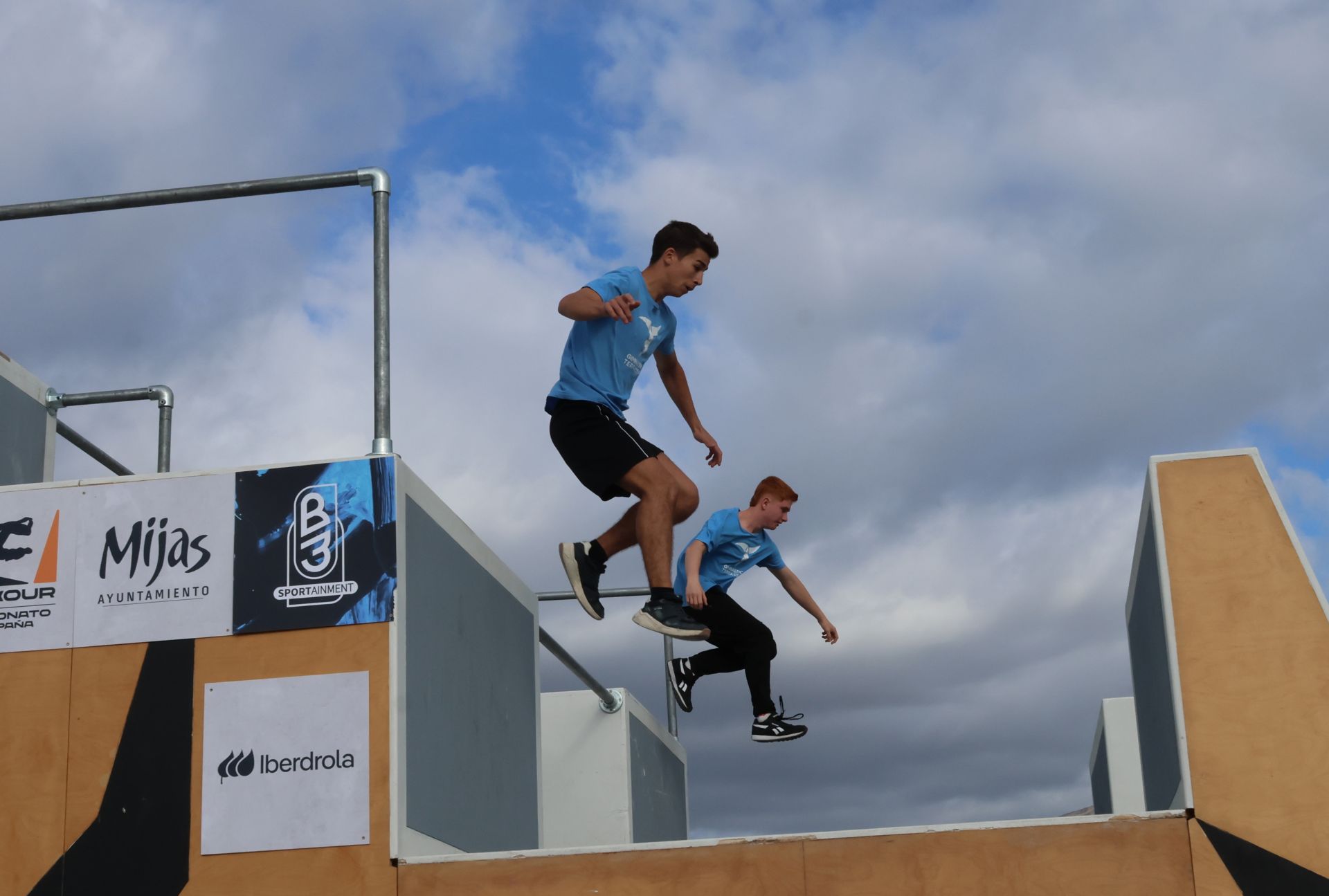 El campeonato de España de Parkour de Mijas, en imágenes