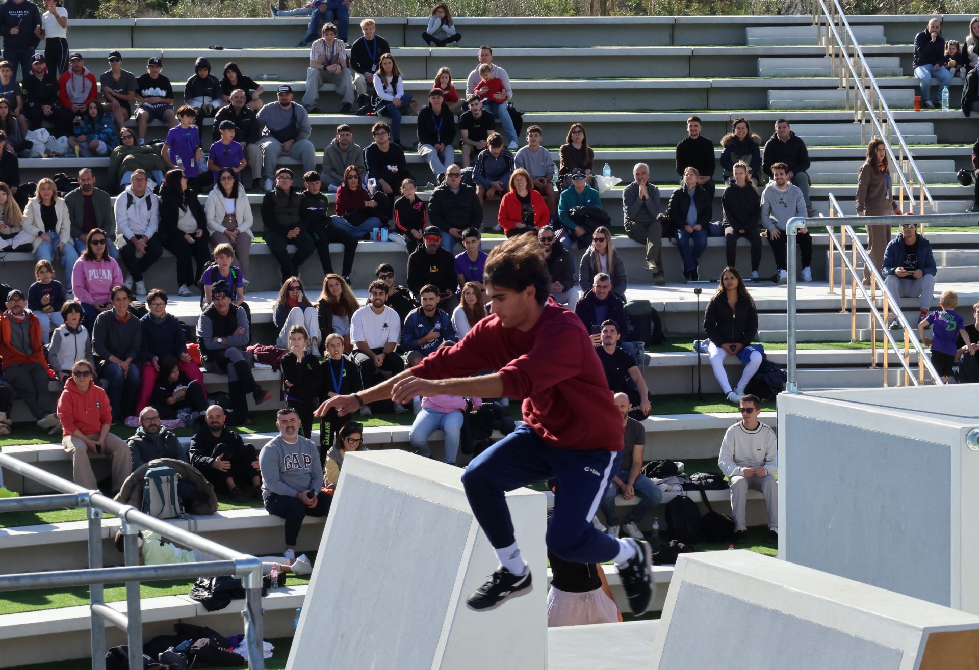 El campeonato de España de Parkour de Mijas, en imágenes