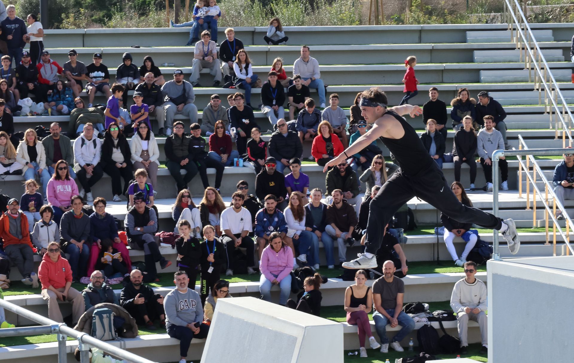 El campeonato de España de Parkour de Mijas, en imágenes