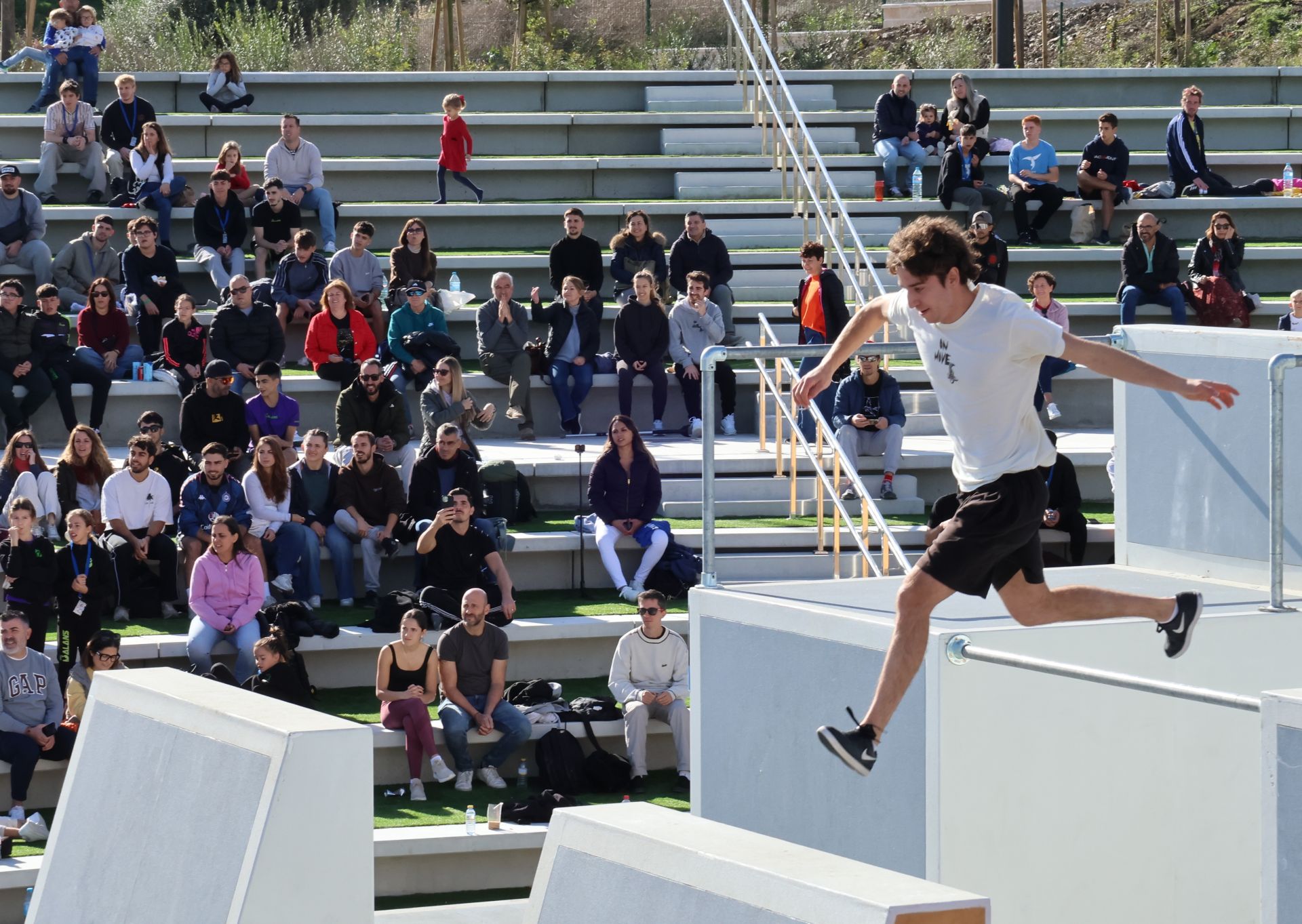 El campeonato de España de Parkour de Mijas, en imágenes