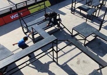 El Chase Tag, el deporte viral en las redes, aterriza en el Campeonato de España de Parkour de Mijas