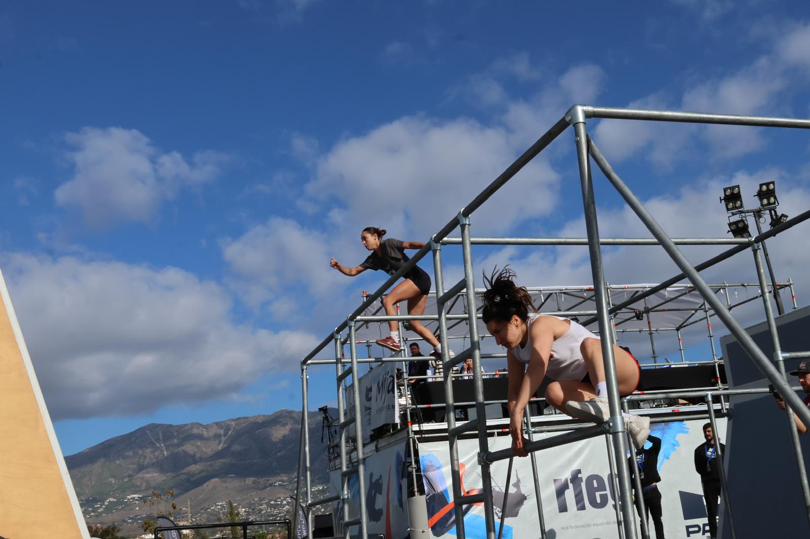 El campeonato de España de Parkour de Mijas, en imágenes