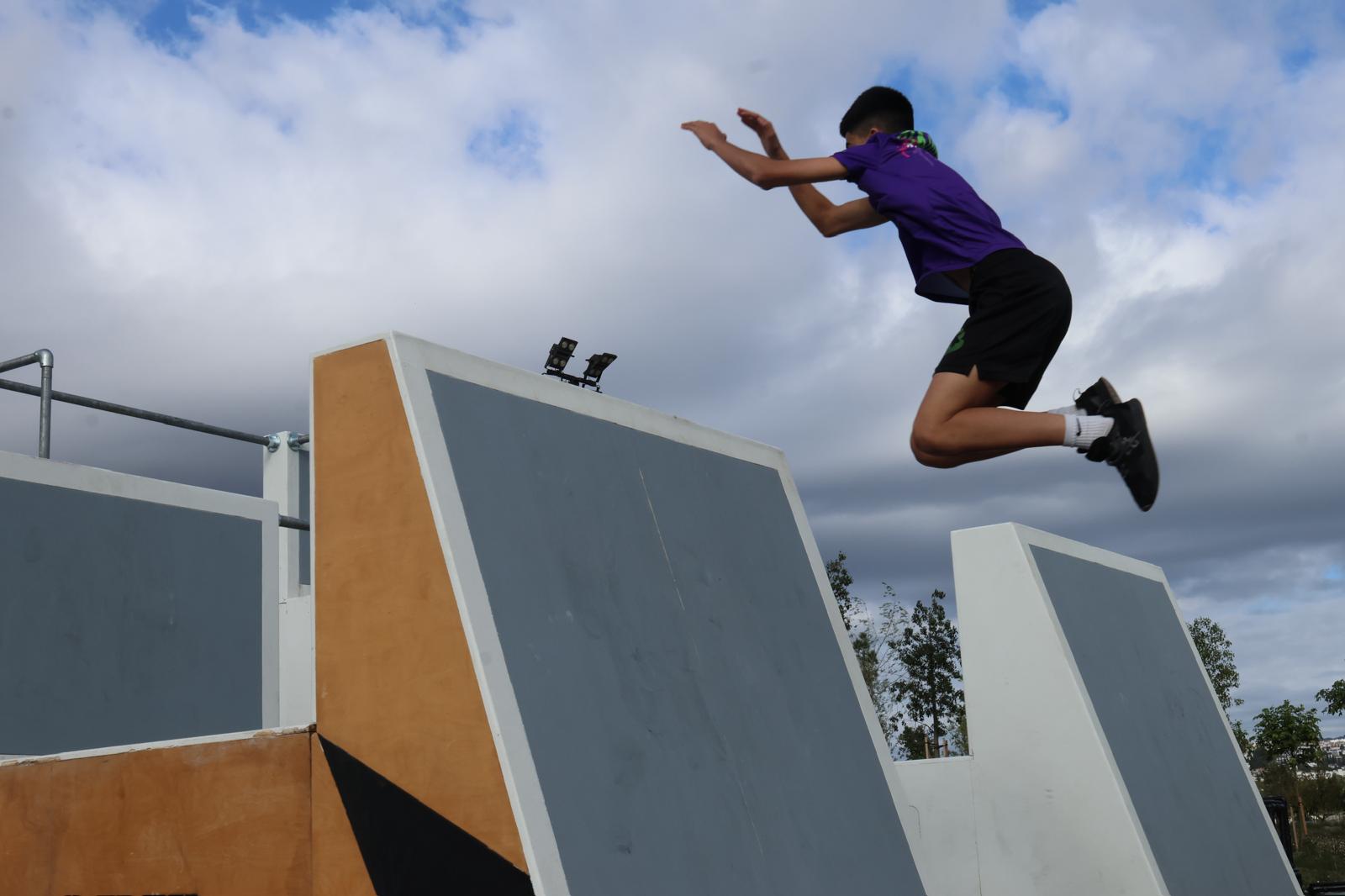 El campeonato de España de Parkour de Mijas, en imágenes