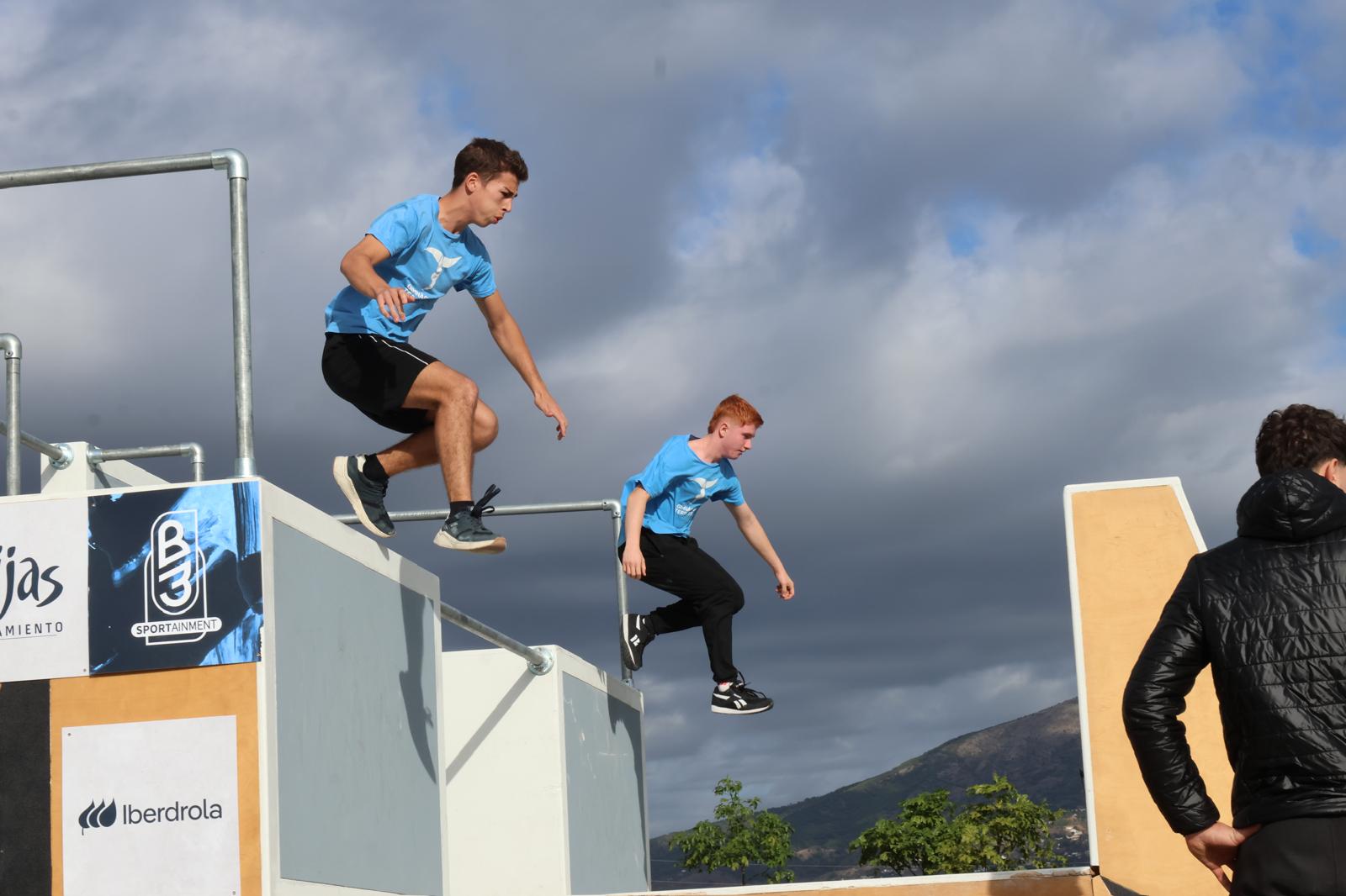 El campeonato de España de Parkour de Mijas, en imágenes