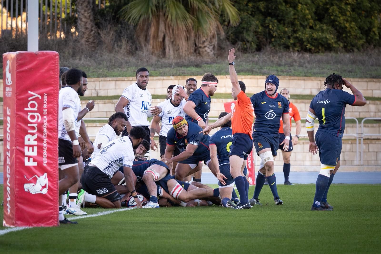 El España-Fiyi de rugby en el Ciudad de Málaga, en imágenes
