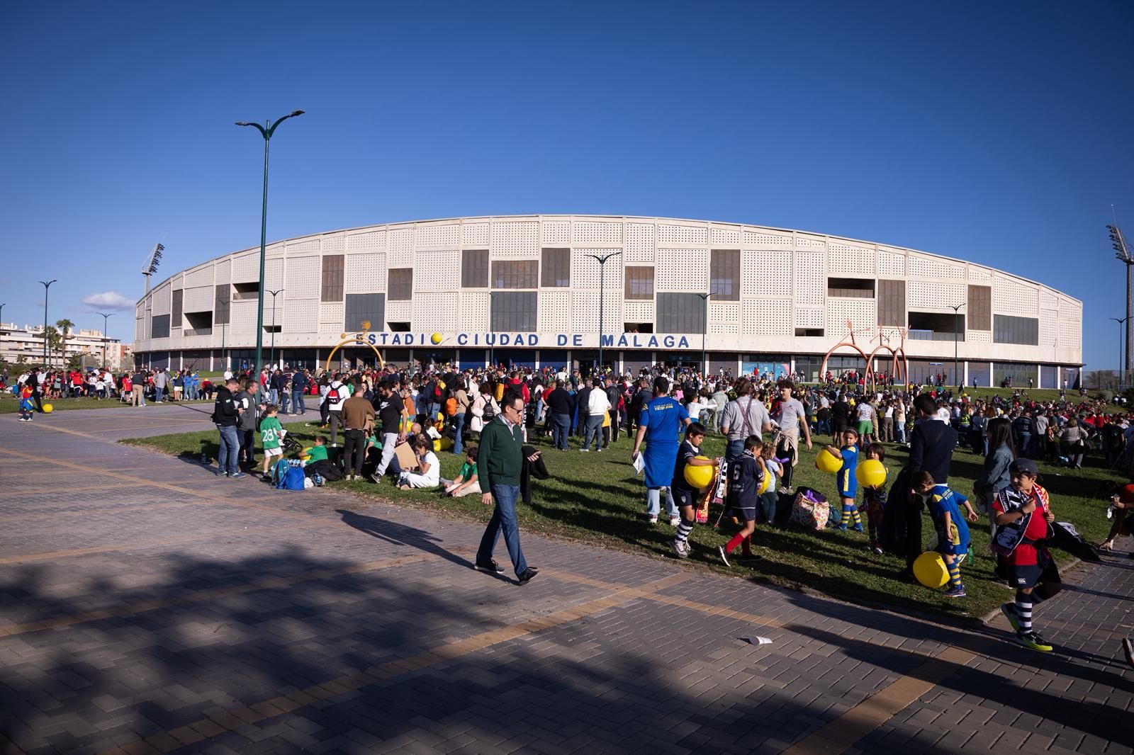 El España-Fiyi de rugby en el Ciudad de Málaga, en imágenes