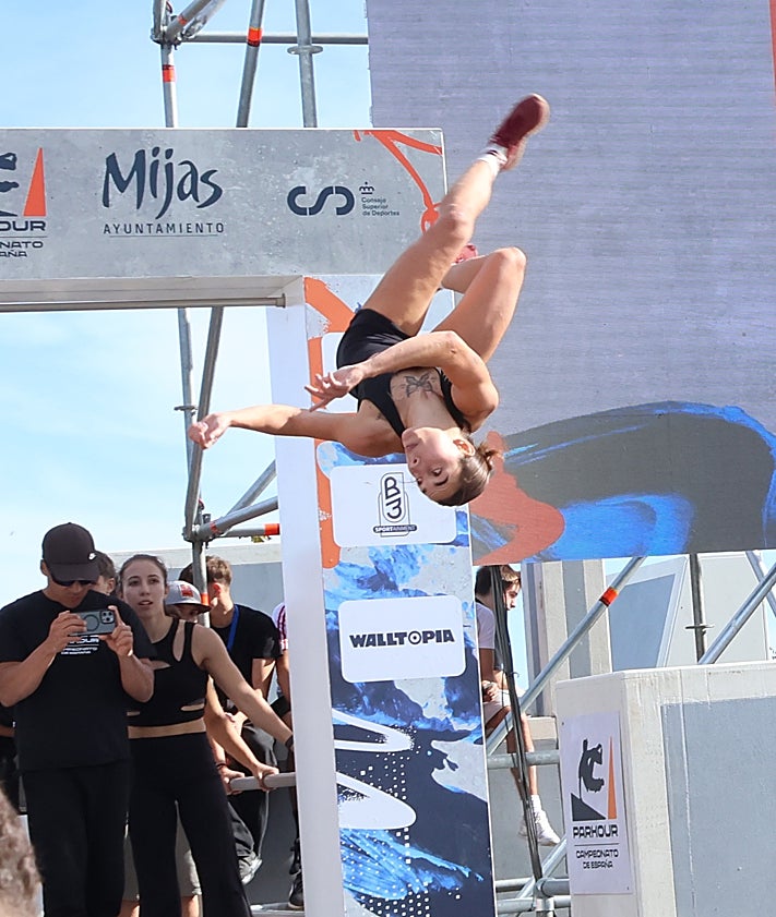 Imagen secundaria 2 - Mijas corona a los nuevos reyes del parkour español